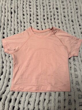 lululemon athletica Girls' Short Sleeve Crew Top - Light Pink